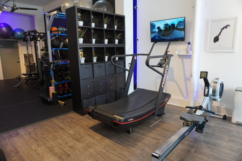 A private personal training studio at Trainability in the Mission, San Francisco