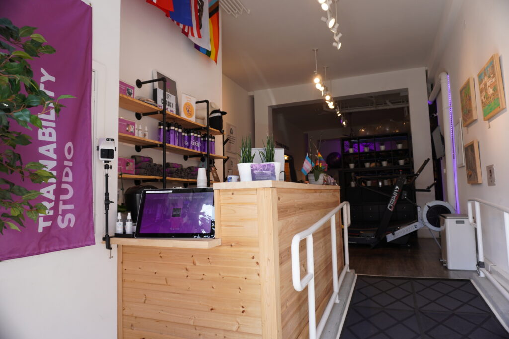 A private personal training studio at Trainability in the Mission, San Francisco